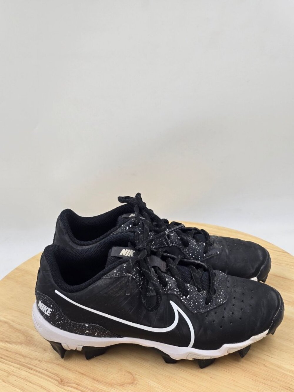 Nike Alpha Huarache 4 Keystone DJ6525-004 Baseball Cleats Youth sz 3Y